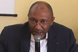 Seidou Mbombo Njoya, alors président de la Fédération camerounaise de football. © Facebook/Fécafoot