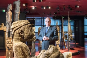 Stéphane Martin, président du Musée du quai Branly, à Paris. © ROLLINGER-ANA/ONLYFRANCE.FR/AFP