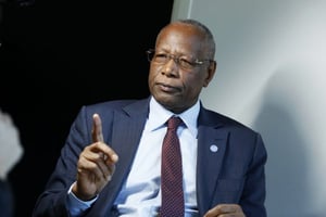 Abdoulaye Bathily, ex-représentant du secrétaire général de l’ONU pour l’Afrique centrale. © Bruno Levy pour JA