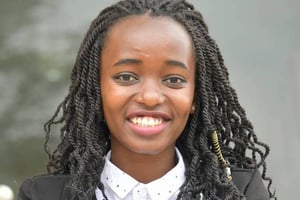 Catherine Mumo, 21 ans, étudiante à l’université de Strathmore de Nairobi au Kenya. © Catherine Mumo/2018.