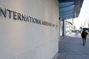Siège du FMI, à Washington. © Cliff Owen/AP/SIPA