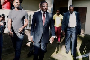 L’opposant Maurice Kamto, ici le 8 octobre 2018 à Yaoundé, avait été arrêté le lundi 28 janvier. Photo d’illustration. © REUTERS/Zohra Bensemra/File Photo
