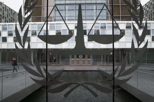 Le siège de la Cour pénale internationale, à La Haye. © Peter Dejong/AP/SIPA
