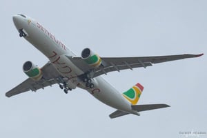 Un avion d’Air Sénégal. © Ministère des Transports aériens du Sénégal (via Twitter)