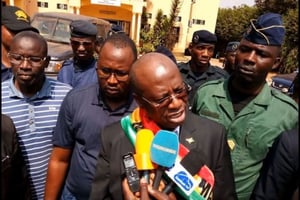 Mamadouba Tos Camara a été élu maire de Matoto, en Guinée, le 7 février. © Capture écran/YouTube/Qu’y a-t-il en Guinée Conakry?