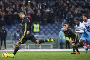 Cristiano Ronaldo sous les couleurs de la Juventus de Turin, le 27 janvier 2019. © Claudio Peri/AP/SIPA