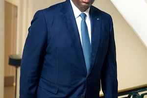 Macky Sall, le président sénégalais candidat à l’élection du 24 février 2019. © Youri Lenquette pour JA