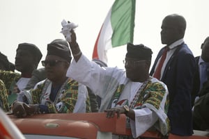 Le candidat à la présidence nigériane Atiku Abubakar. © Sunday Alamba/AP/SIPA