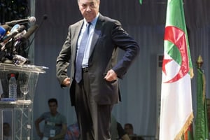Ali Benflis, au congrès constitutif du parti Talaie El Hourriyet, à l’hôtel Hilton d’Alger, en juin 2015. © Samir Sid pour JA