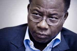 Adrien Houngbédji, le président de l’Assemblée nationale du Bénin. © Vincent Fournier/Jeune Afrique