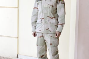 Hanana Ould Sidi, le Commandant de la Force conjointe du G5 Sahel à Bamako, le 6 mars. © Emmanuel Daou Bakary pour JA