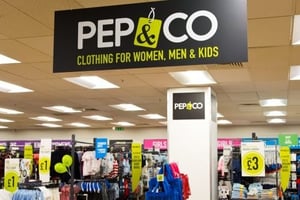 Un magasin de la chaîne de vêtements Pepco, une des enseignes de Steinhoff. © Steinhoff