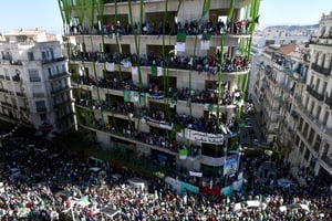 À Alger, le 15 mars. © SidAli DJENIDI/REA