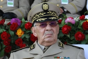 L’ancien général de corps d’armée Ahmed Gaïd Salah. © AP/SIPA
