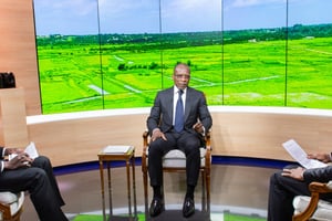 Les président béninois Patrice Talon, lors de l’émission « Face à Face », le 11 avril 2019. © DR / présidence du Bénin