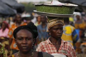 Des femmes ivoiriennes (photo d’illustration). © Rebecca Blackwell/AP/SIPA