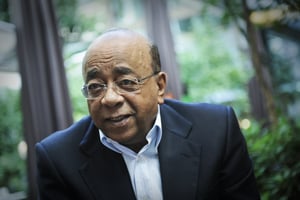 Mo Ibrahim. © Vincent Fournier/Jeune Afrique