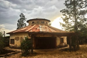 La maison de Miriam Makeba à Dalaba, dans le Fouta-Djalon (Guinée), où elle vécu de 1969 à 1985. © F.-X Freland pour JA