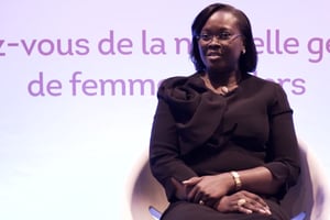 Marie Odile Sène Kantoussan, au forum Les Héroïnes 2018, à Dakar. © Into the chic