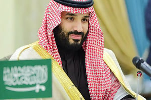 Le prince héritier saoudien Mohamed Ben Salman, en février 2019 à Islamabad. © HANDOUT / PMO / AFP