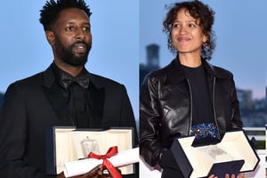 Les réalisateurs Ladj Ly et Mati Diop au festival de Cannes 2019. © FestivalDeCannes/Dominique Charriau/WireImage