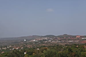L’usine d’alumine de Friguia exploitée par Rusal à Fria, en Guinée. © Joan Tilouine pour J.A.