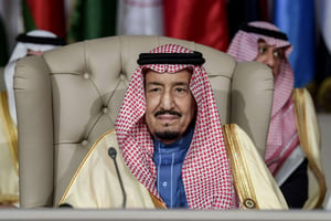 Le roi Salman d’Arabie saoudite. © Fethi Belaid/AP/SIPA