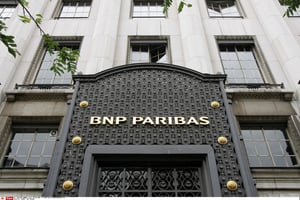 Siège de la BNP Paribas à Paris. © Rémy de la Mauvinière AP/SIPA