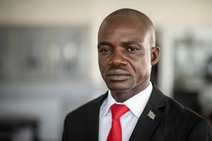 Paul Mwilambwe au mois de juin 2019 à Dakar, au Sénégal. © Sylvain Cherkaoui pour Jeune Afrique