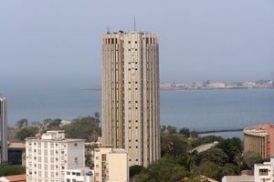 Immeuble BCEAO à Dakar. © Rignese, Wikimedia Commons