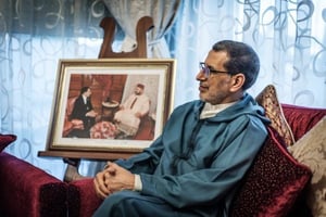 Saadeddine El Othmani, le chef du gouvernement marocain, le 28 mai à Rabat. © Naoufal Sbaoui pour JA