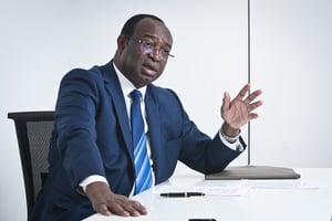 Anicet-Georges Dologuélé à Paris, le 12 septembre 2016. © Vincent Fournier/JA