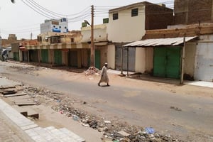 Dans les rues de Khartoum, le 9 juin 2019. © AFP