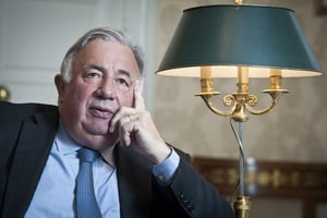 Gérard Larcher, le président du Sénat français. © Vincent FOURNIER/Jeune Afrique