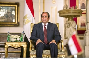 En avril, Abdel Fattah al-Sissi a fait réviser la Constitution pour pouvoir briguer un troisième mandat. © GEAI LAURENCE/SIPA