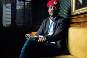 Bobi Wine, chanteur et opposant ougandais, à Paris le 11 juin 2019. © Damien Grenon pour JA