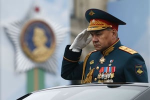 Le général Sergei Shoigu, ministre russe de la défense, en mai 2019 à Moscou. © Alexander Zemlianichenko/AP/SIPA