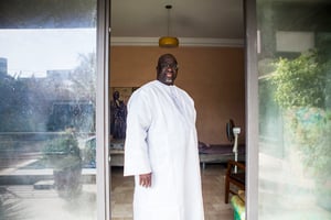 Le Sénégalais Papa Massata Diack, fils de Lamine Diack, à Dakar. © JANE HAHN/NYT-REDUX-REA