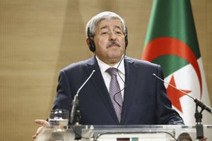 Le Premier ministre algérien Ahmed Ouyahia, en septembre 2018 à Alger (image d’illustration). © Anis Belghoul/AP/SIPA