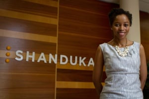 Phuti Mahanyele-Dabengwa a dirigé Shanduka Group, la société d’investissement de Cyril Ramaphosa, et siège toujours au conseil de sa fondation. © Dean Hutton/Bloomberg via Getty Images