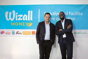 Les deux fondateurs de Wizall, le Français Sébastien Vetter et le Congolais Ken Kakena. © WIZALL