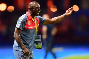 L’ex sélectionneur de la RDC, Florent Ibenge. © Giuseppe CACACE/AFP