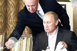 Le « cuisinier de Poutine » dans l’un de ses restaurants, en novembre 2011. © Misha Japaridze/AP/SIPA