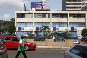 Siège de Coris Bank International à Abidjan. © LEGNAN KOULA/EPA/MAXPPP