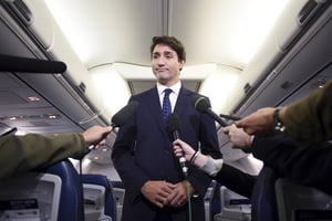 Le Premier ministre canadien Justin Trudeau. © Sean Kilpatrick/AP/SIPA