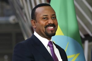Le Premier ministre éthiopien Abiy Ahmed à Bruxelles, le 24 janvier 2019. © Francisco Seco/AP/SIPA