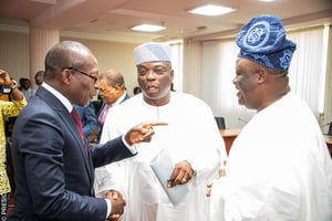 Patrice Talon lors des rencontres avec les parlementaires, le 17 octobre 2019. © DR / présidence de la République du Bénin