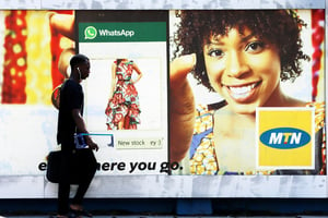 Au Nigeria, l’entreprise enregistre chaque mois 2,4 millions de nouveaux usagers pour la téléphonie mobile. © Afolabi Sotunde/REUTERS