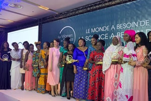 Les lauréates du prix L’Oréal-Unesco à Dakar, le 22 novembre 2019. © For women in science / Twirrer