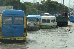 Des inondations à Kinshasa, en 2010. © Radio Okapi / Flickr